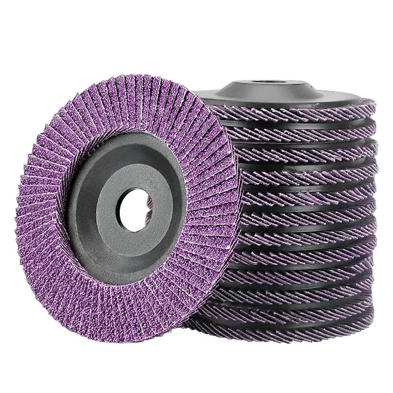 This is a picture of Economy Flap Disc Bulk Pack 4.5 in. Mixed Grit for a cost-effective solution to general-purpose grinding