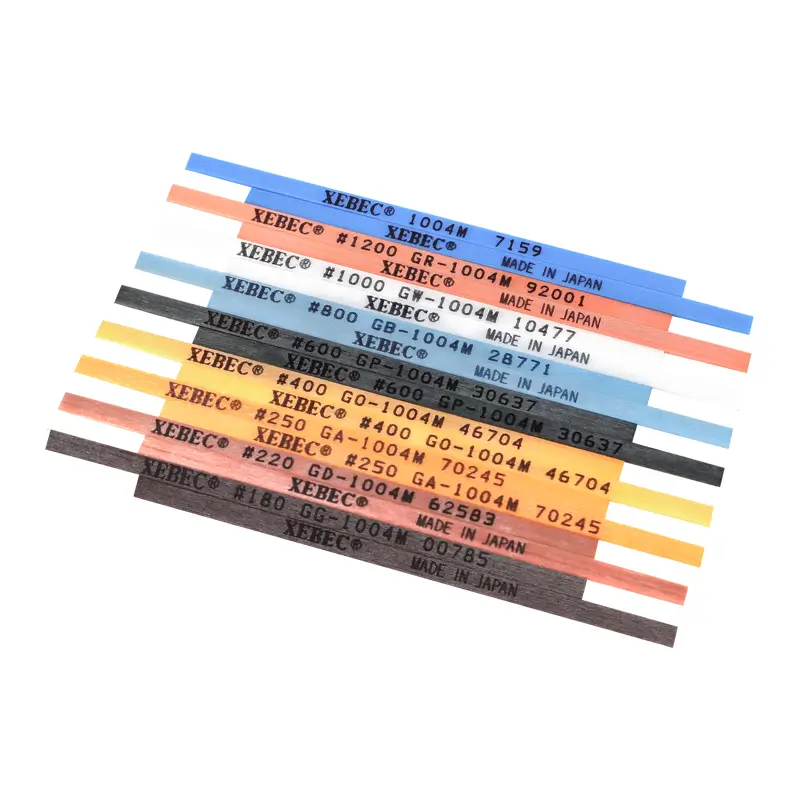 This is a picture of Japan Original XEBEC G Series 1004/1006/1010/D3 Wholesale Ceramic Aluminum Oxide Polishing Die & Flame Removal Abrasives