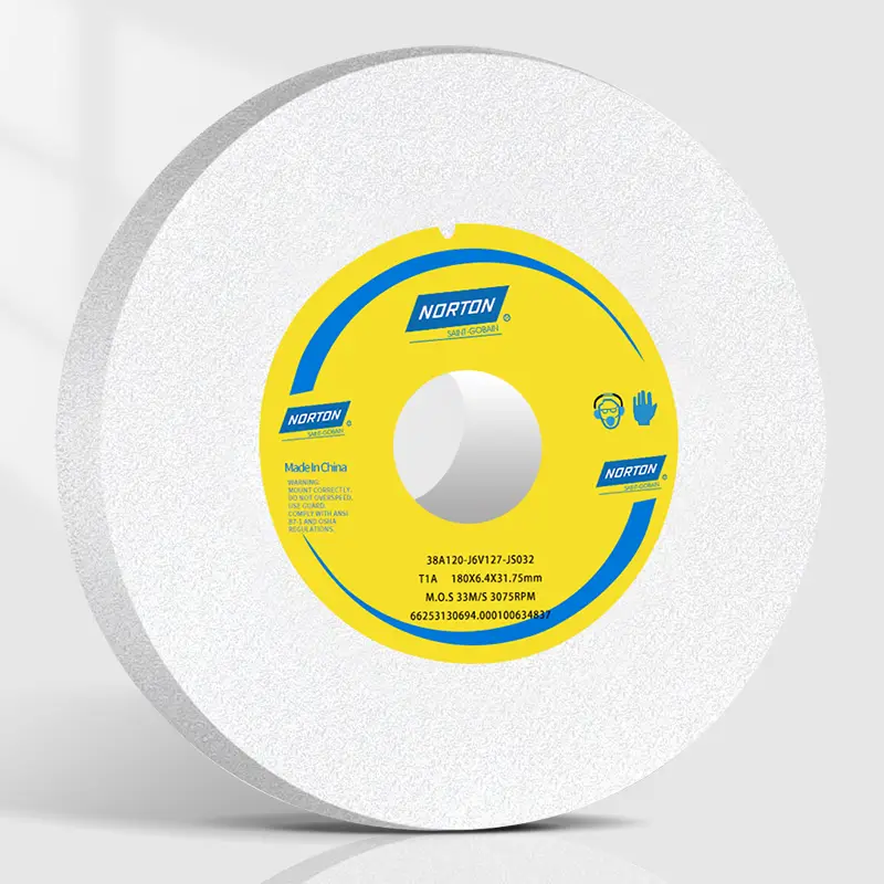 White corundum grinding wheels for industrial precision metal grinding and polishing tools 
