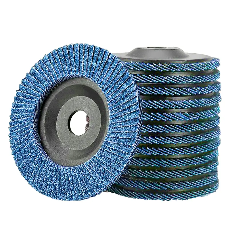This is 4.5-inch diamond abrasive flap discs for high-speed cutting grinding and polishing can be customized OEM 10 mm thick photo